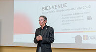 Le doyen de la Faculté, Julien Poitras 