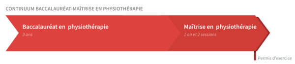 Structure du continuum baccalauréat-maîtrise physiothérapie