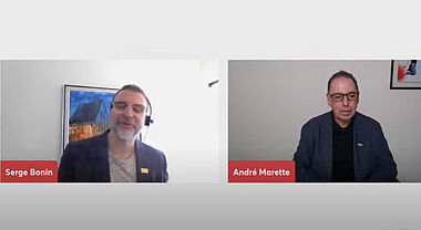 André Marette et Serge Bonin