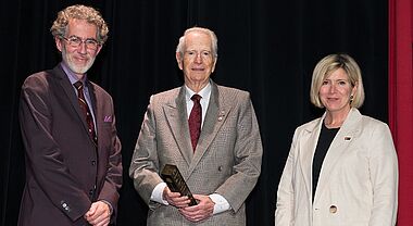 Julien Poitras, René Dussault et Caroline Senécal