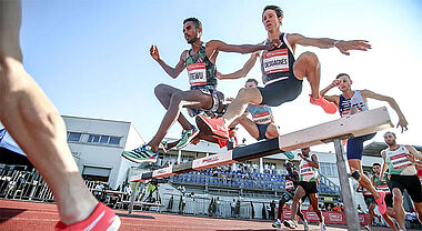 Jean-Simon Desgagnés, du club d’athlétisme Rouge et Or de l’Université Laval